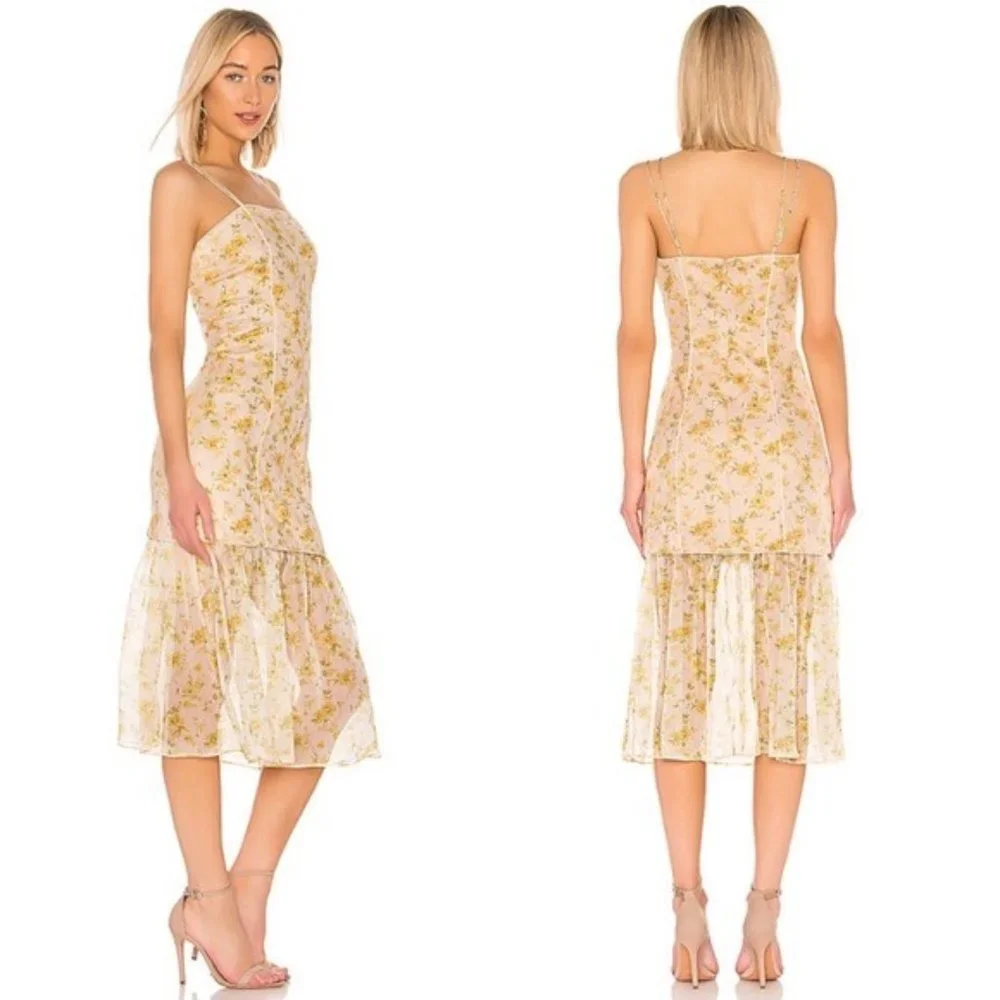 NWT Elliatt Wattle Detachable Skirt Dress Yellow - Picture 12 of 12
